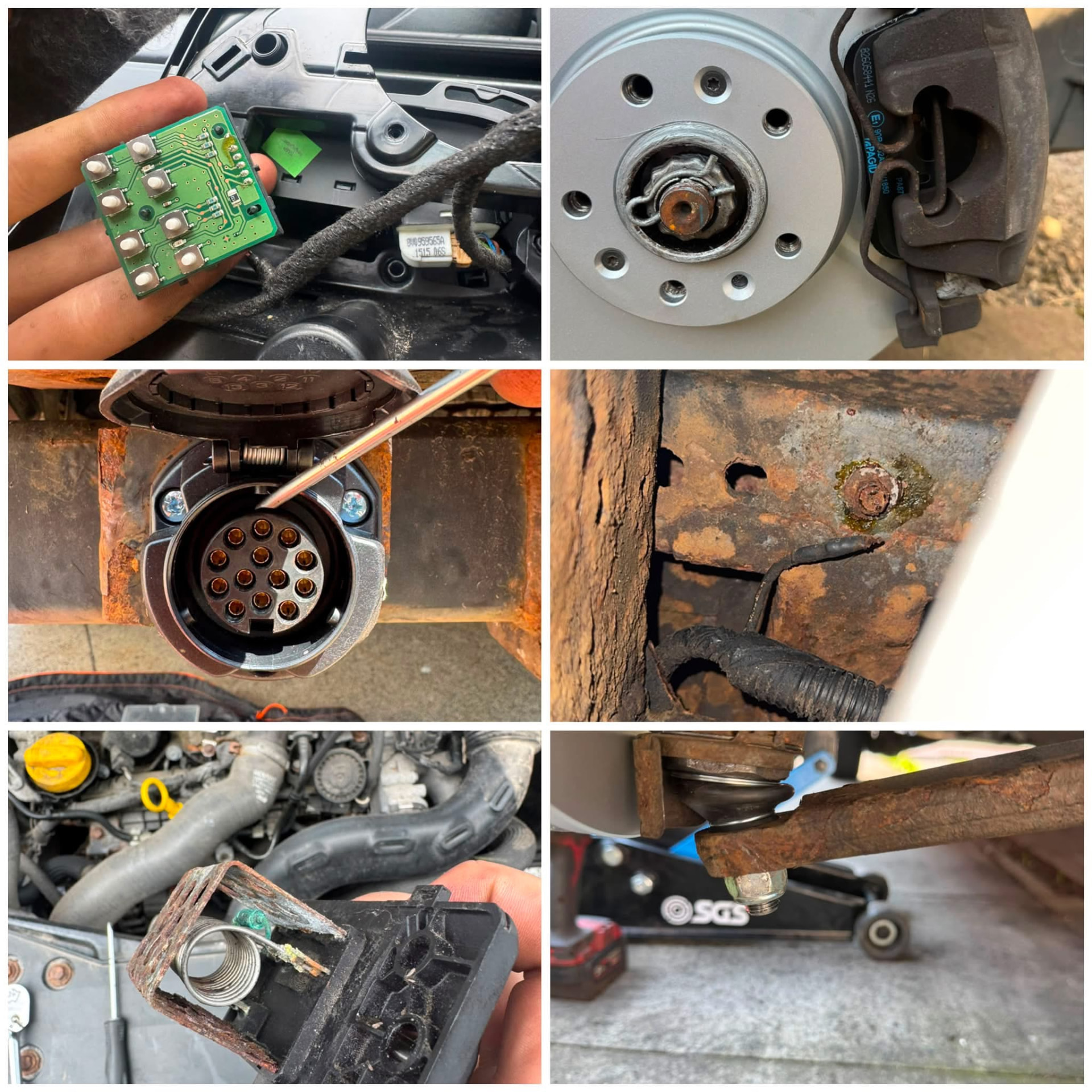Diagnostics and component-level repair work