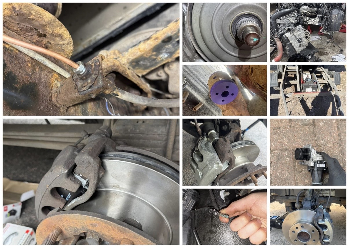 Brakes, suspension and mechanical repair work